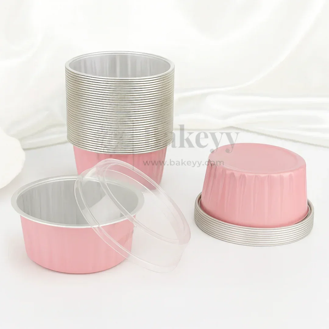 Aluminum Foil Baking Containers with Transparent Lid | Round Tins | Bake N Serve | Pack of 100 - Image 20