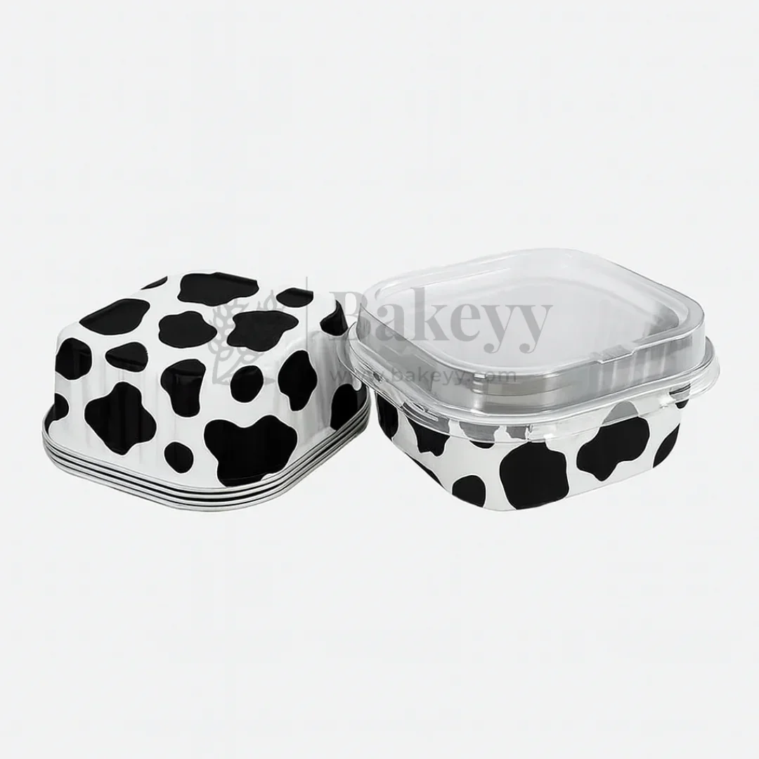 Aluminum Foil Baking Containers with Transparent Lid | Square Tins | Bake N Serve | Pack of 100 - Image 14