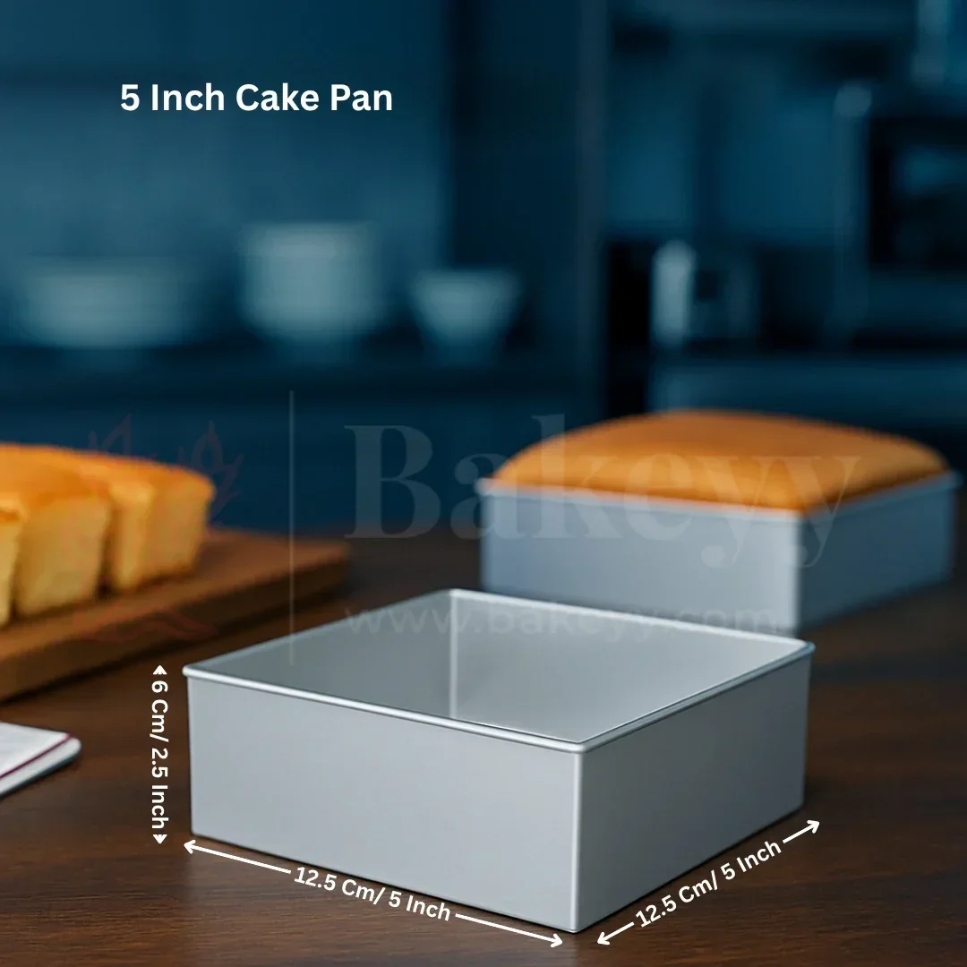 Aluminum Square Cake Mould | Perfect for Baking Cakes and Breads | 1 Piece - Image 5