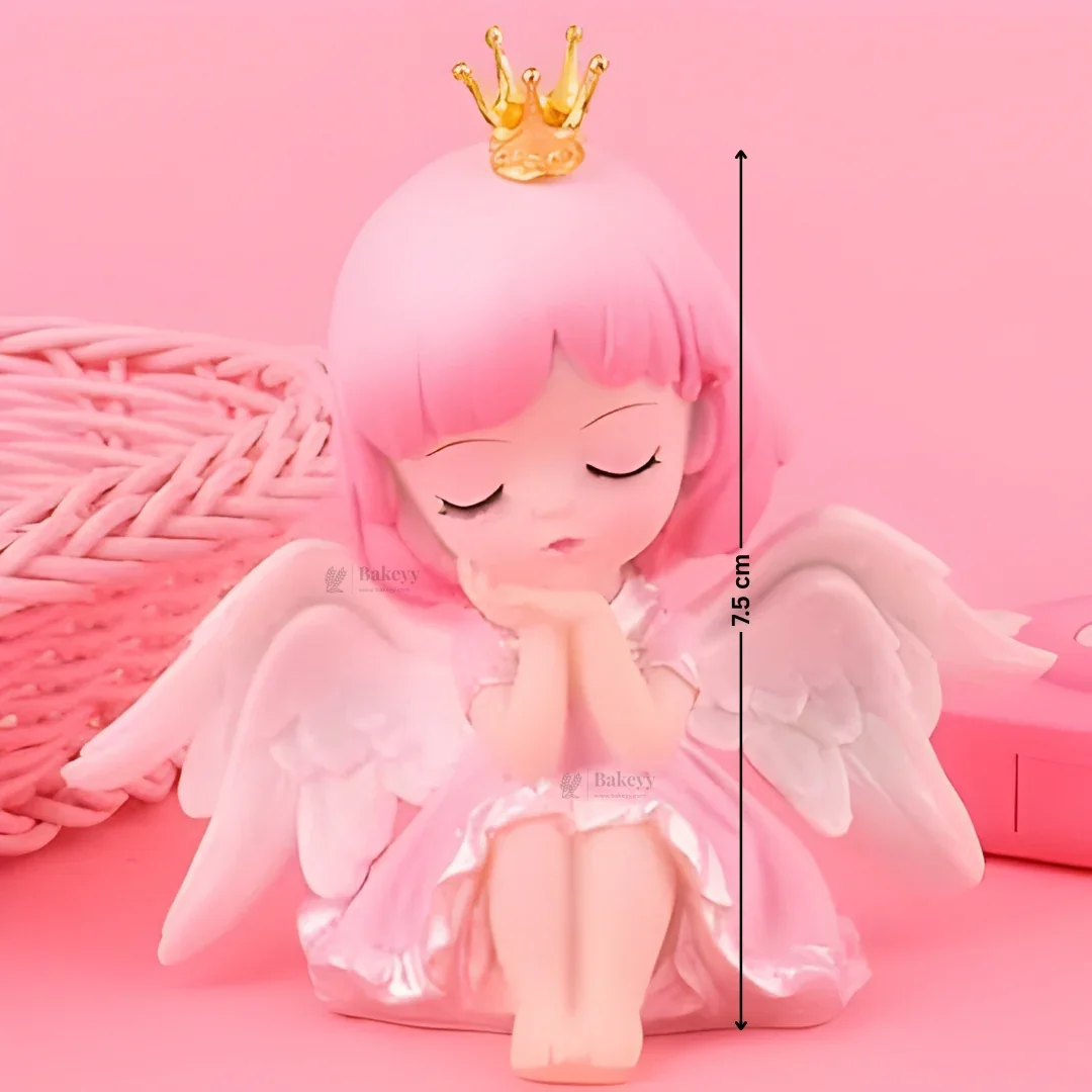Angel Girl Cake Topper | Princess Fairy Doll Topper | Multiple Designs Available | Pack of 1 - Image 7