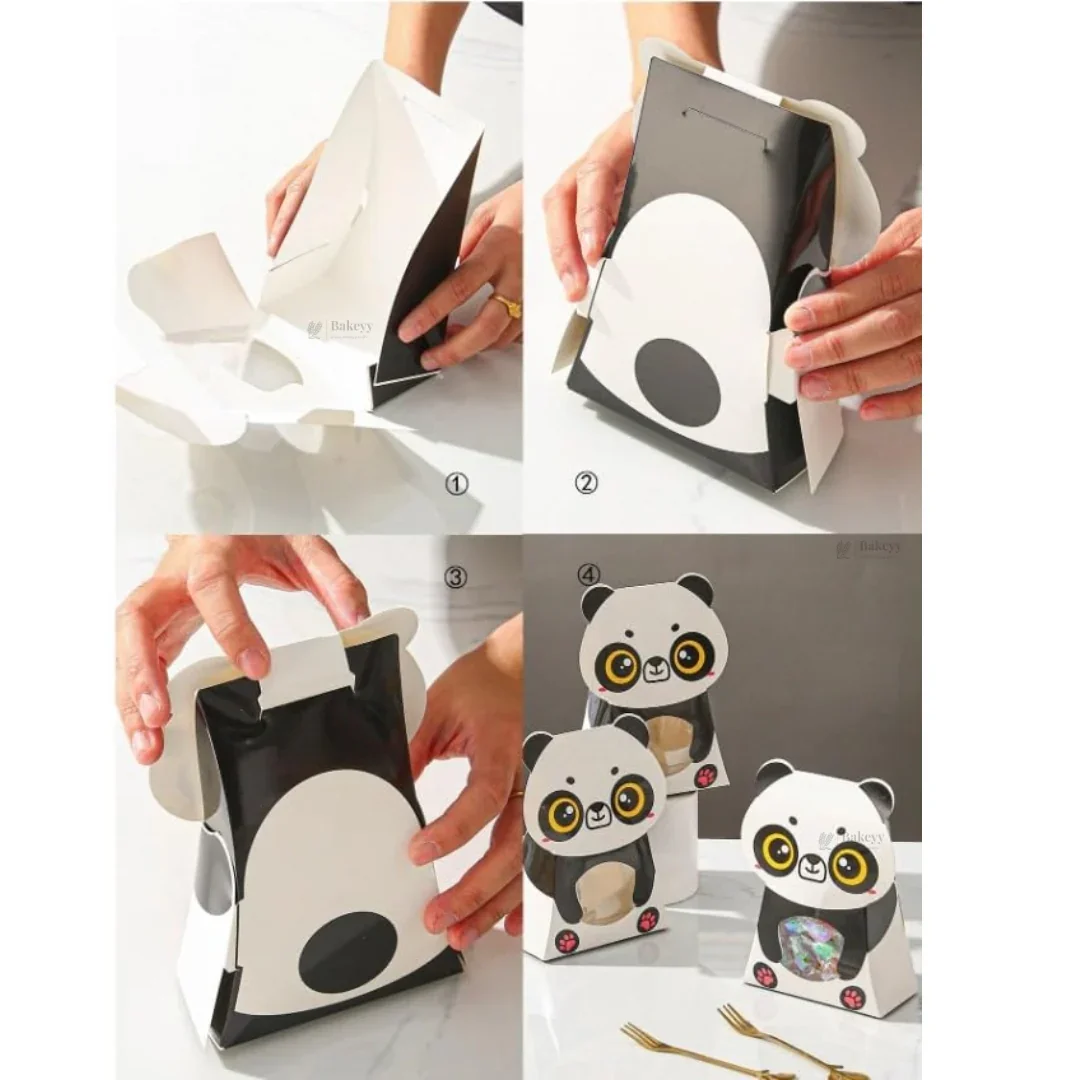 Animal Theme Goodie Boxes with Window | Multiple Animal Designs | Pack of 10 - Image 2