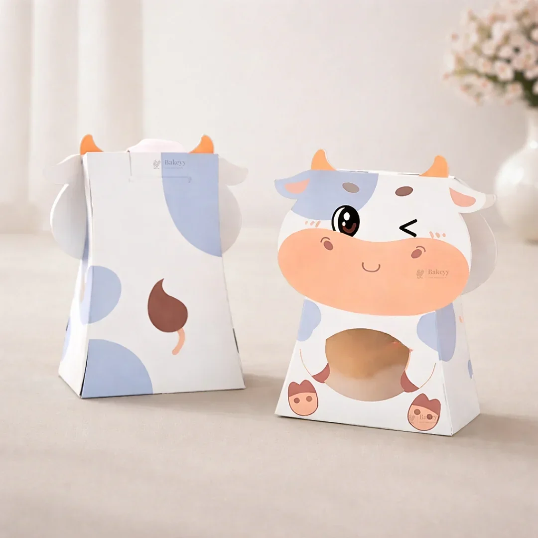 Animal Theme Goodie Boxes with Window | Multiple Animal Designs | Pack of 10 - Image 6