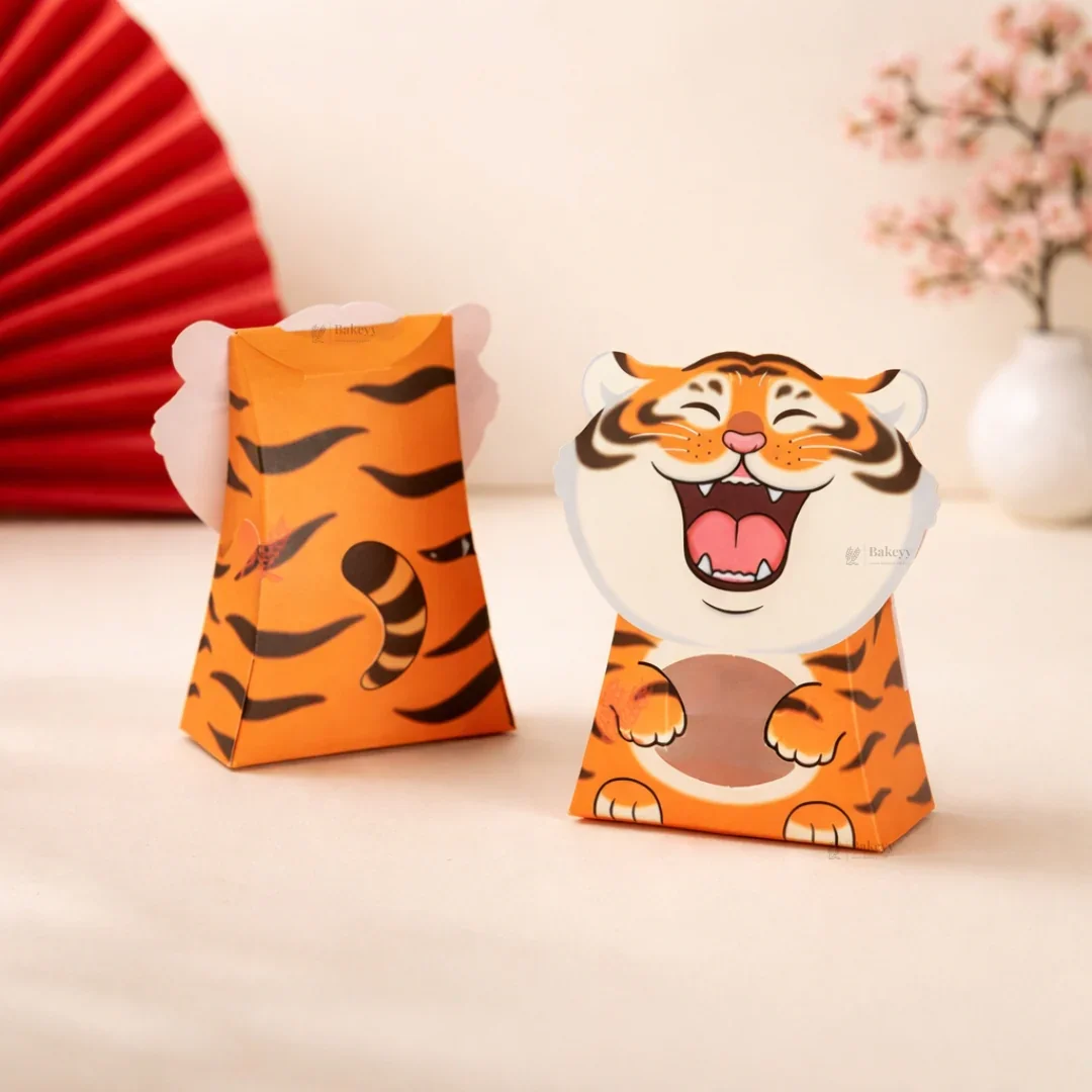 Animal Theme Goodie Boxes with Window | Multiple Animal Designs | Pack of 10 - Image 9