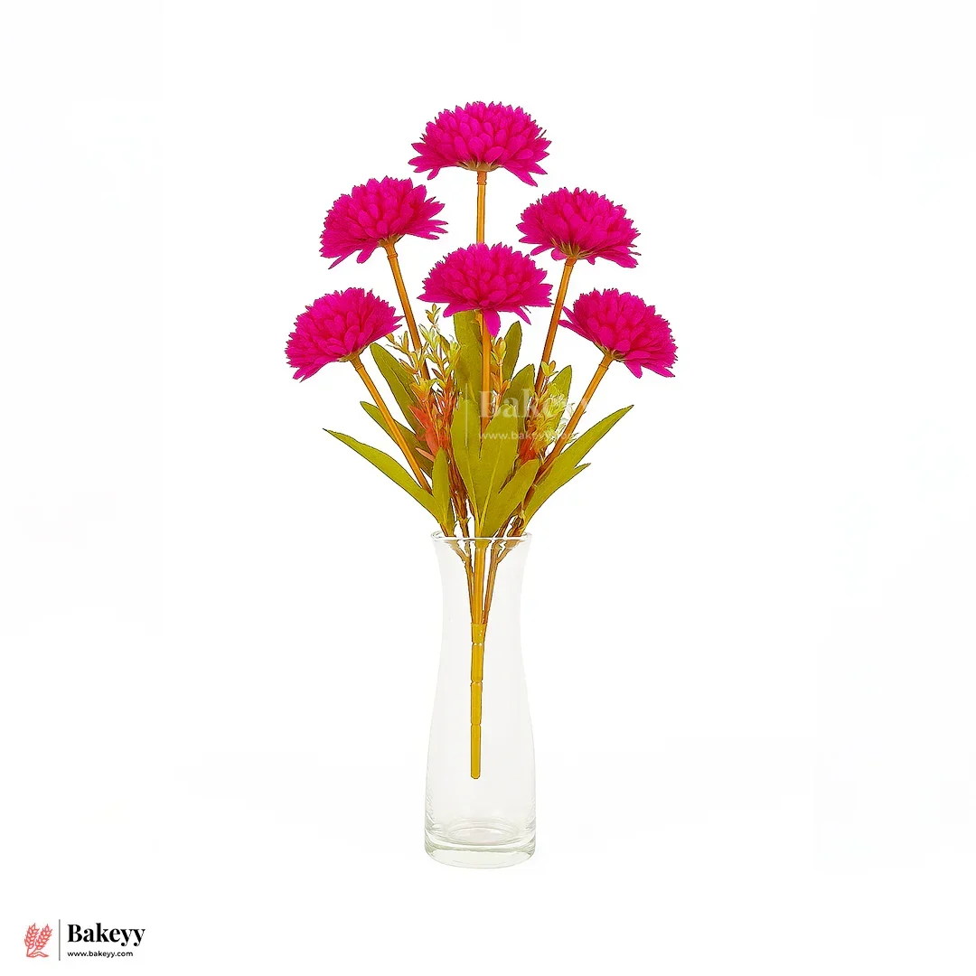 Artificial Chrysanthemum Flower Bunch – 37cm | Decorative Stick for Home & Events | Pack Of 1 - Image 6
