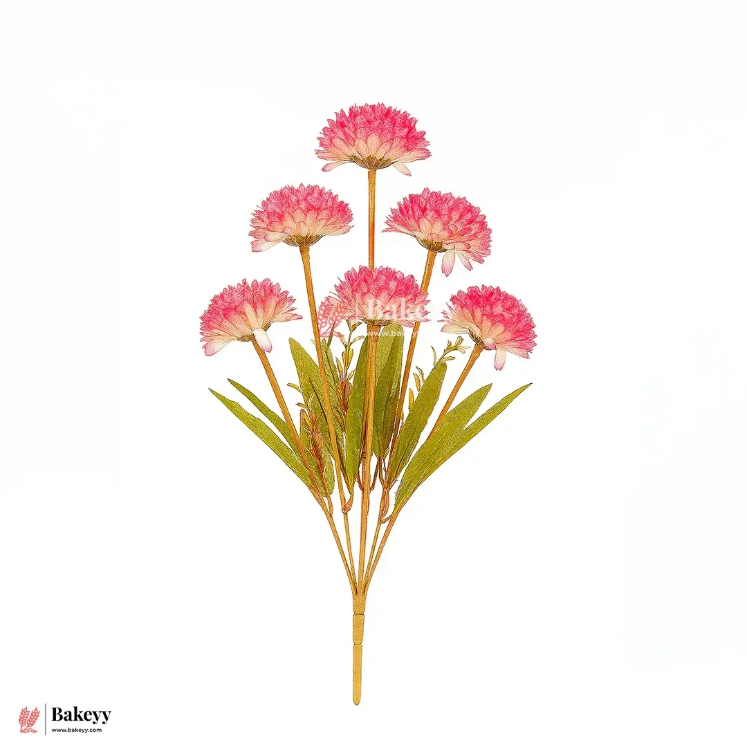 Artificial Chrysanthemum Flower Bunch – 37cm | Decorative Stick for Home & Events | Pack Of 1 - Image 7