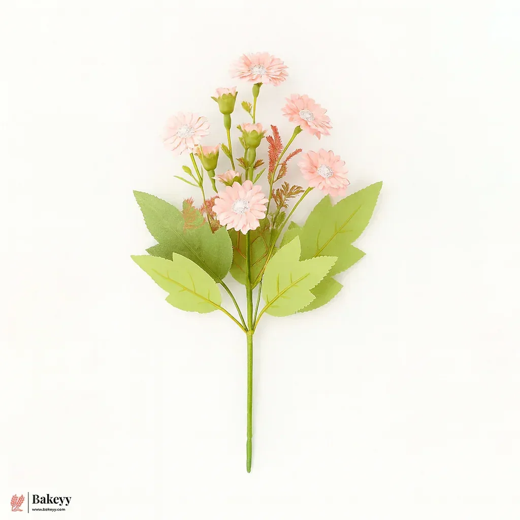 Artificial Daisies Flower Bunch – 35cm | Decorative Stick for Home & Events | Pack Of 1 - Image 10