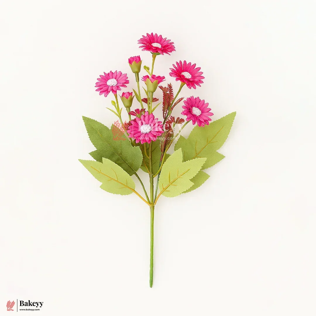 Artificial Daisies Flower Bunch – 35cm | Decorative Stick for Home & Events | Pack Of 1 - Image 4