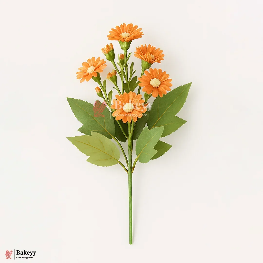 Artificial Daisies Flower Bunch – 35cm | Decorative Stick for Home & Events | Pack Of 1 - Image 7