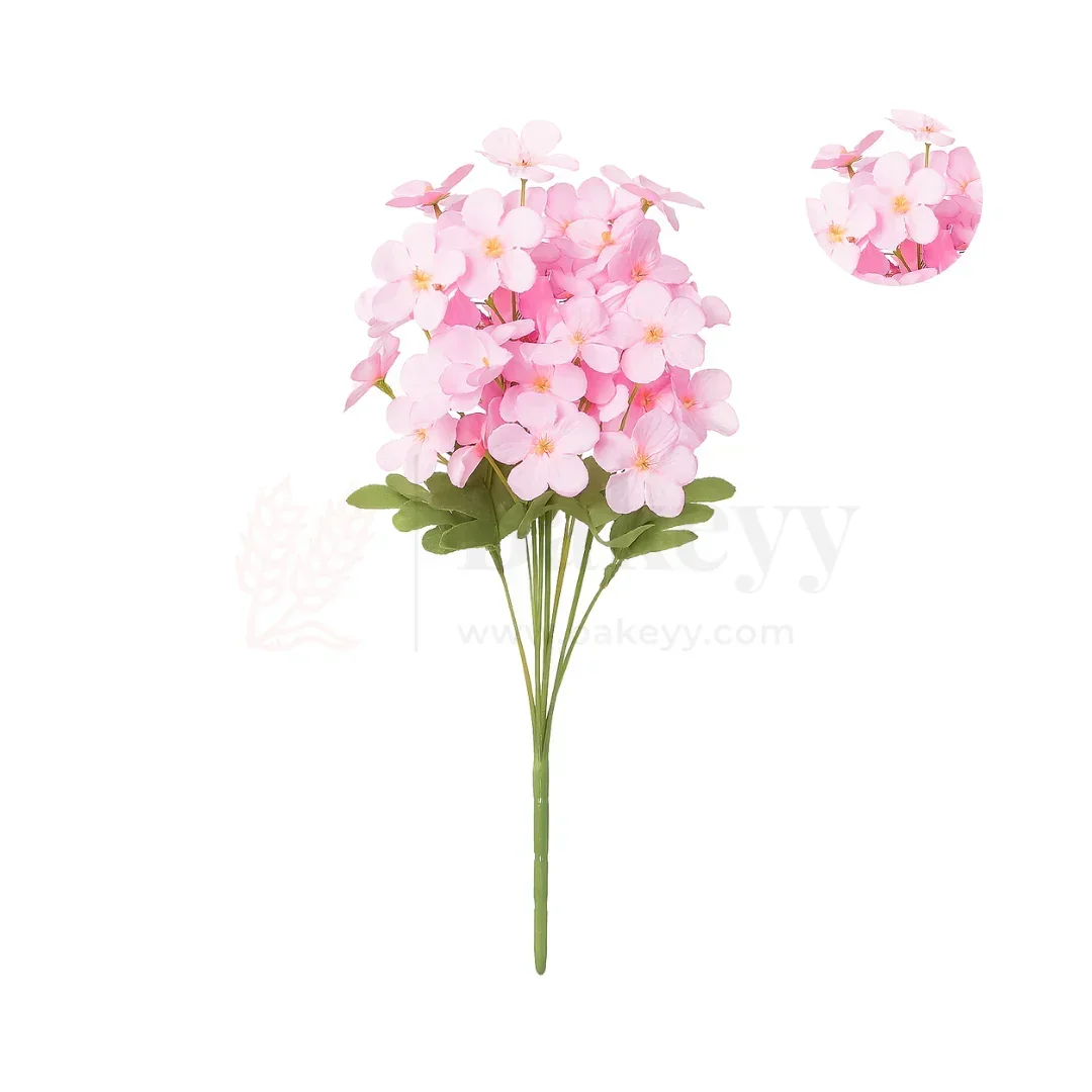 Artificial Blossom Flower Bunch – 28cm | Soft & Delicate Floral Arrangement for Vase, Decor & Gifting | Pack of 1 - Image 7