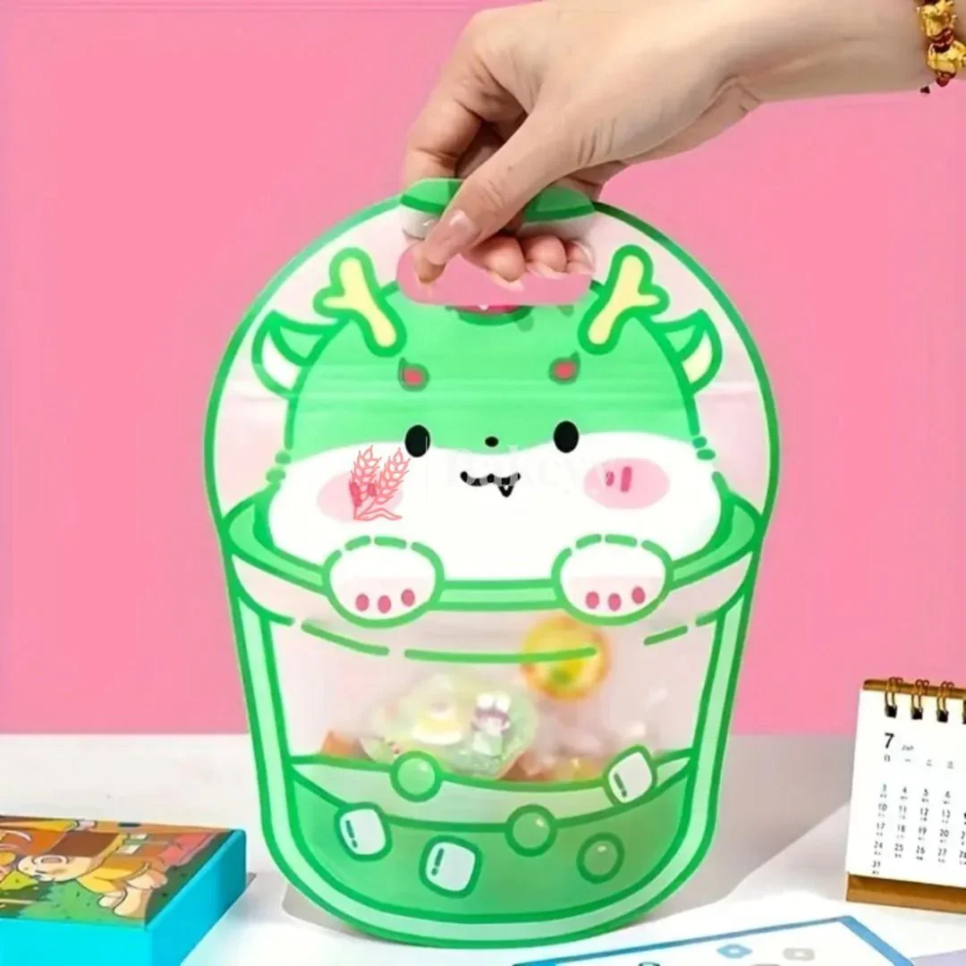 Cute Animal Design Zip Lock Bags| 4 in 1 Design |Stain-Resistant, Water-Resistant | Pack of 50 - Image 7