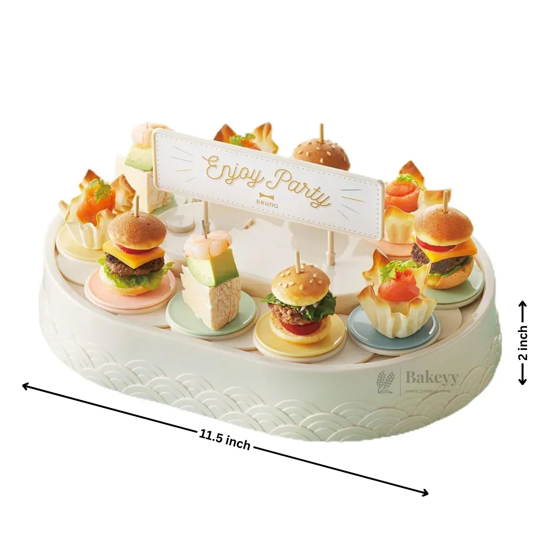 Automatic Rotating Dessert Display Stand | Conveyor Dessert Display Stand | Pack of 1 - Image 4