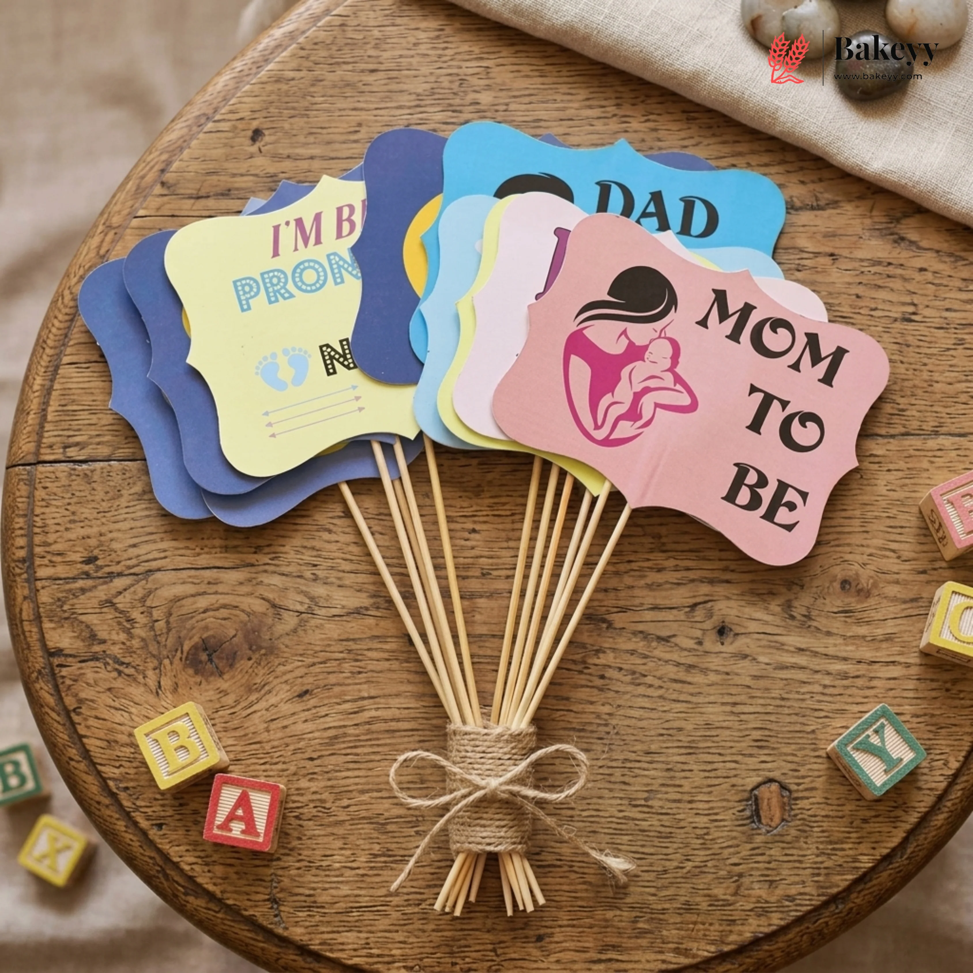 Baby Shower Photo Booth Props Set | 16-Piece - Image 4