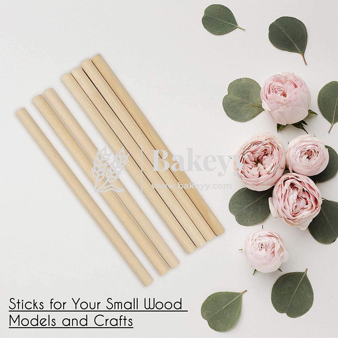 Bamboo Dowel Rods | Wooden Dowel Rods | Wooden Stick | Multiple Sizes Available | Pack of 8 - Image 2
