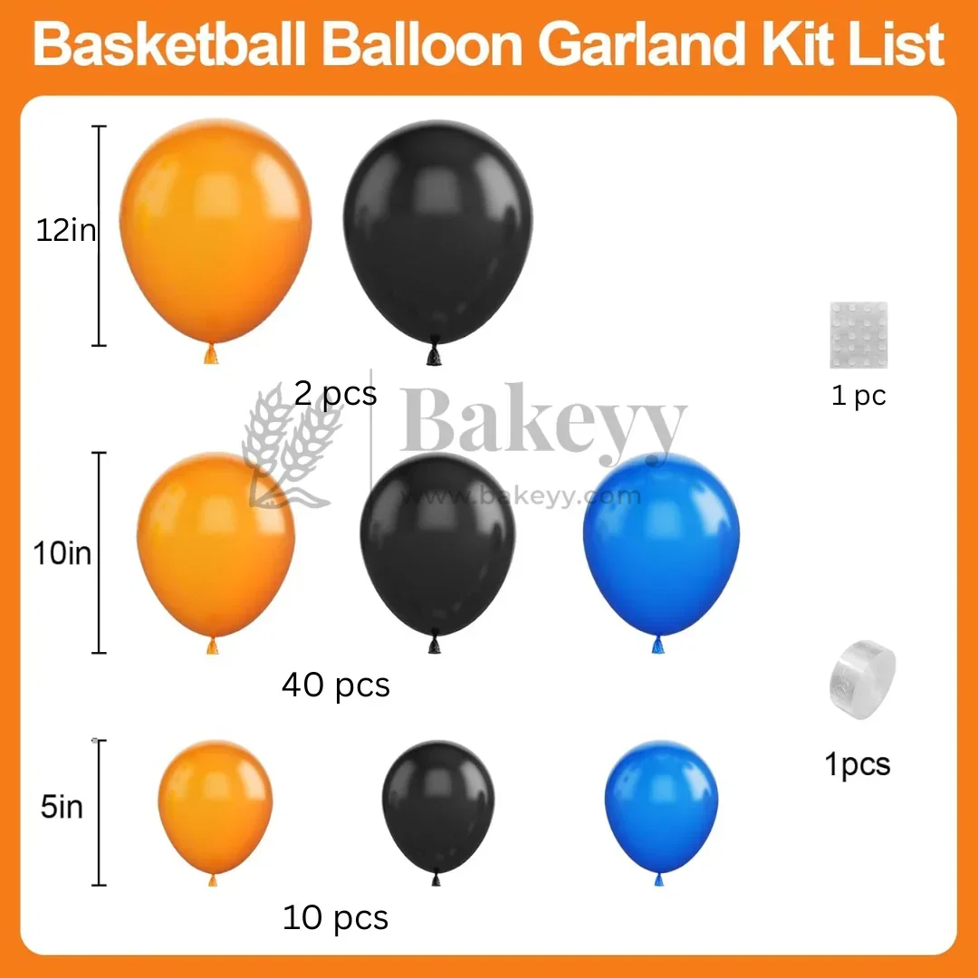 Basketball Theme Birthday Decoration Kit | Party Decor | Pack of 1 - Image 2