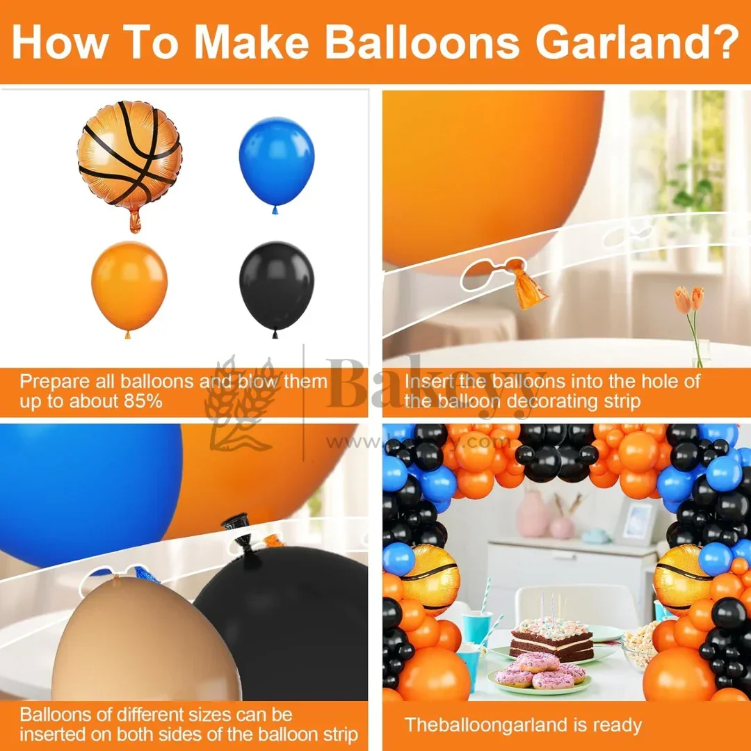 Basketball Theme Birthday Decoration Kit | Party Decor | Pack of 1 - Image 4
