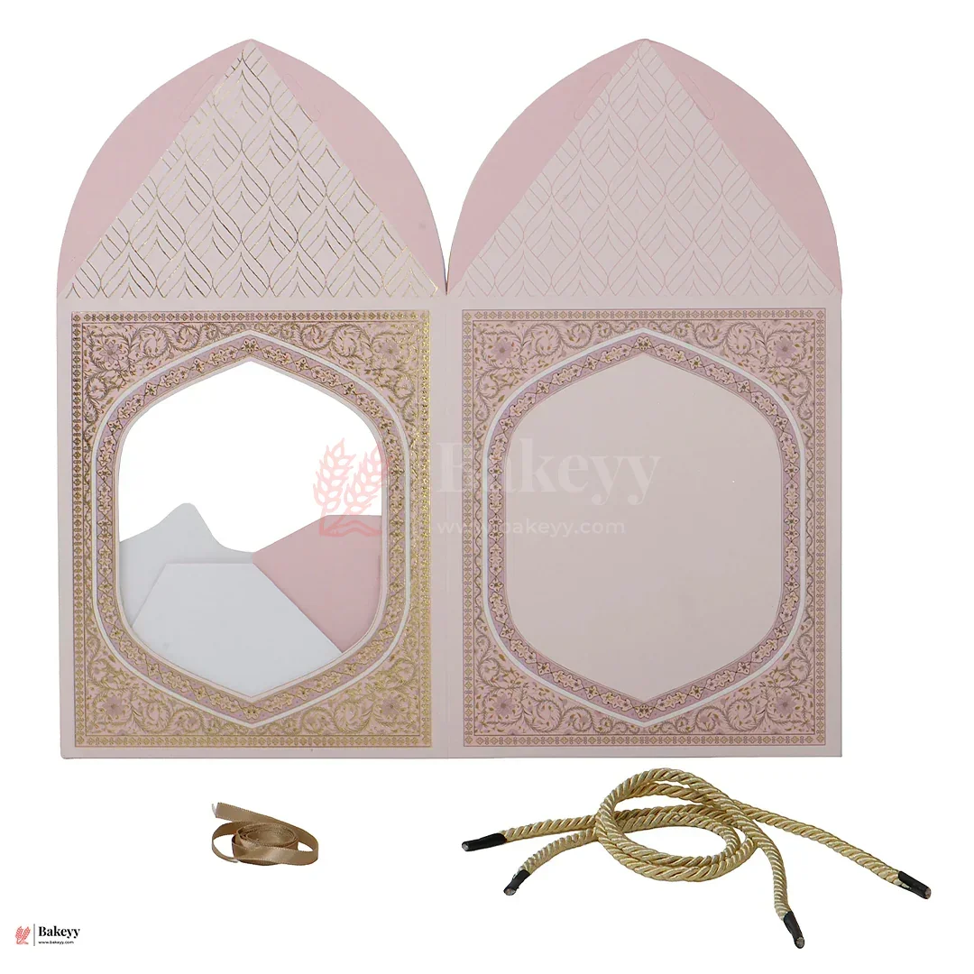 Premium Floral Window Gift Box with Rope Handle (7.25 x 7.25 x 12 Inch) | Cake Hamper & Gifting Box | Pack of 10 - Image 5