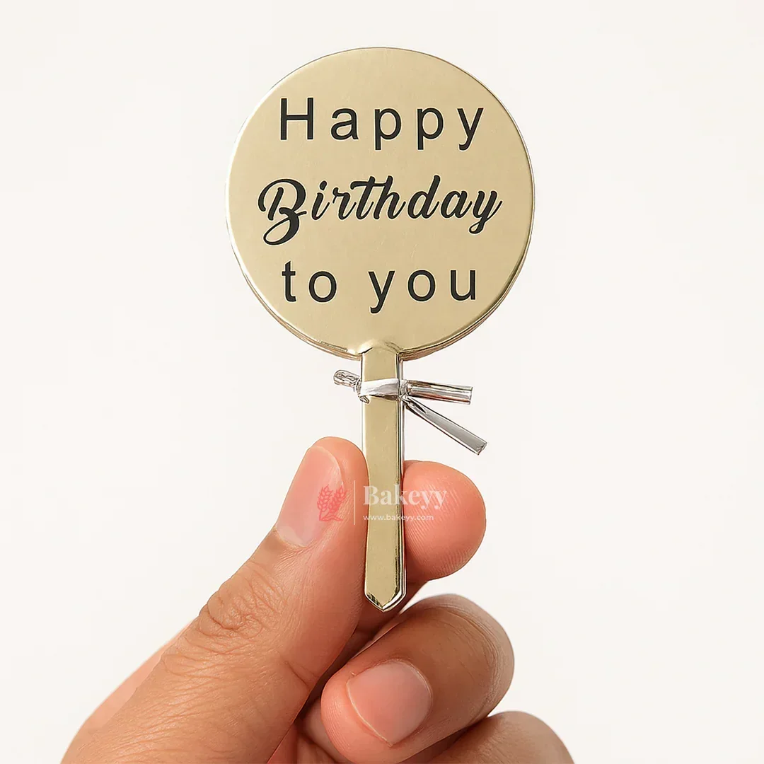 5x6cm | Birthday Topper Set | Paper | Mixed Designs | 18pcs - Image 6