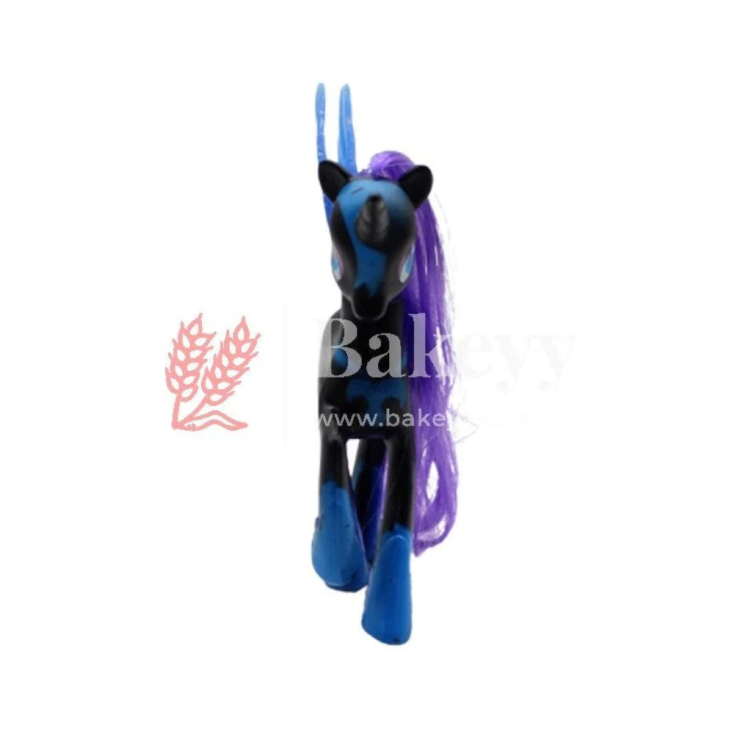 Black Unicorn Cake Topper Decoration For Birthday Party Baby Shower Wedding | Doll Cake Topper - Image 4