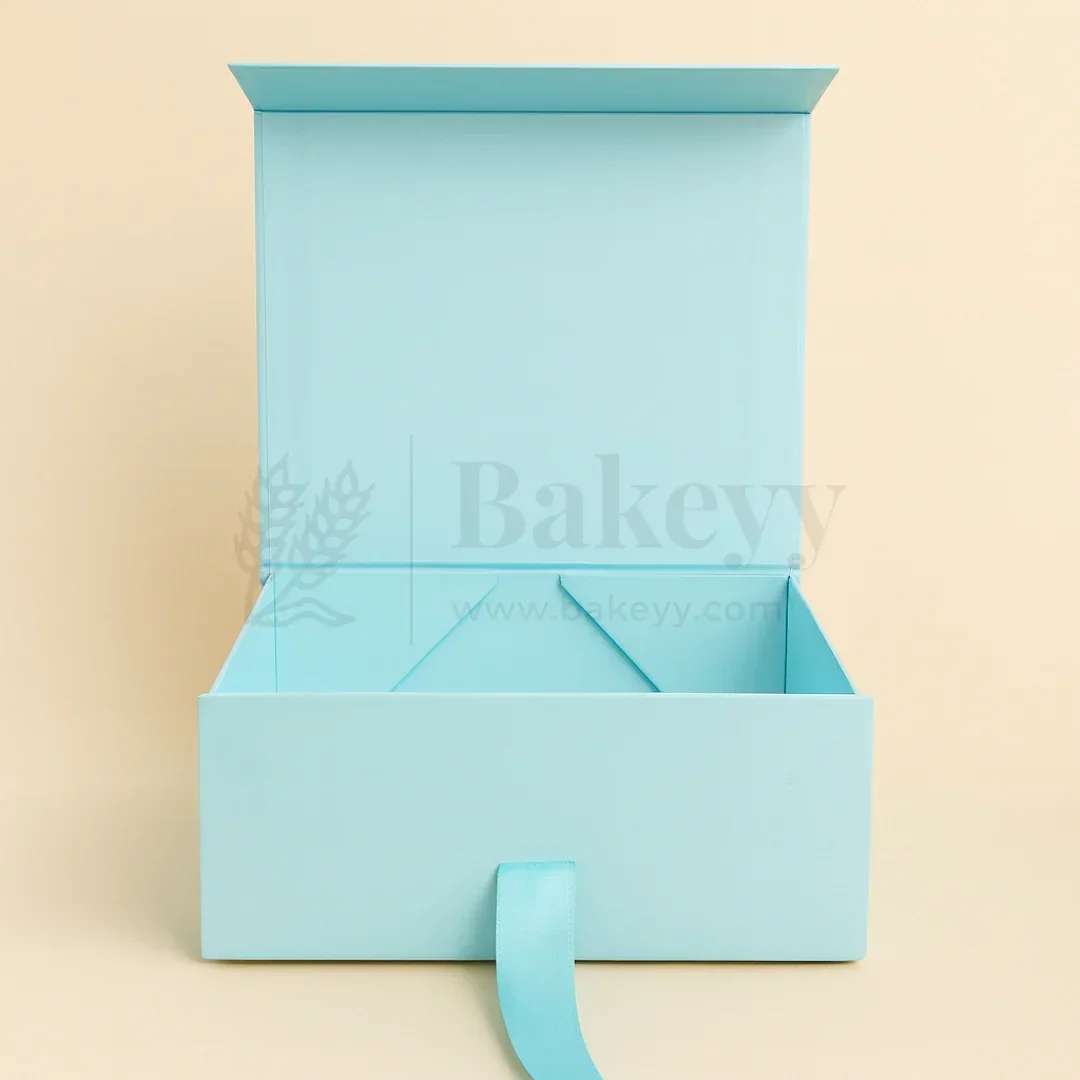 8x8x4 Inch Blue Collapsible Hamper Box| 1 Piece - Image 3