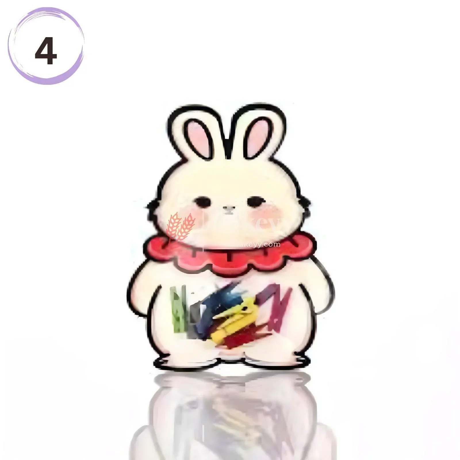 Bunny Animal Shape Zip Lock Bags | Animal Shape Bags For Kids | Pack of 50 - Image 3