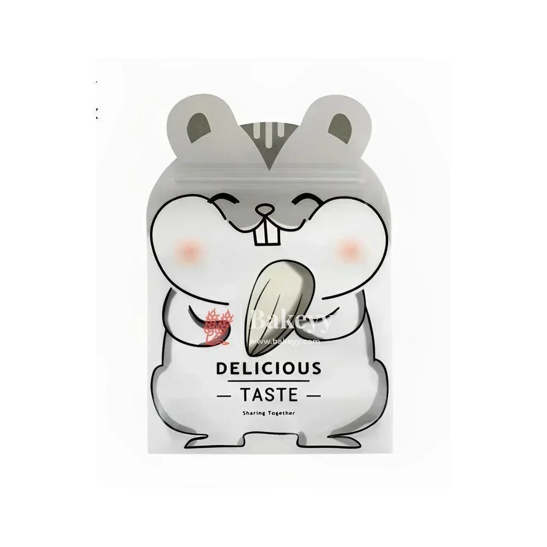 Bunny Design Gift Zip Lock Bag | Goodie Bag | Zip lock Bag | Perfect for Special Occasions | Return Gift Bag | Pack of 50