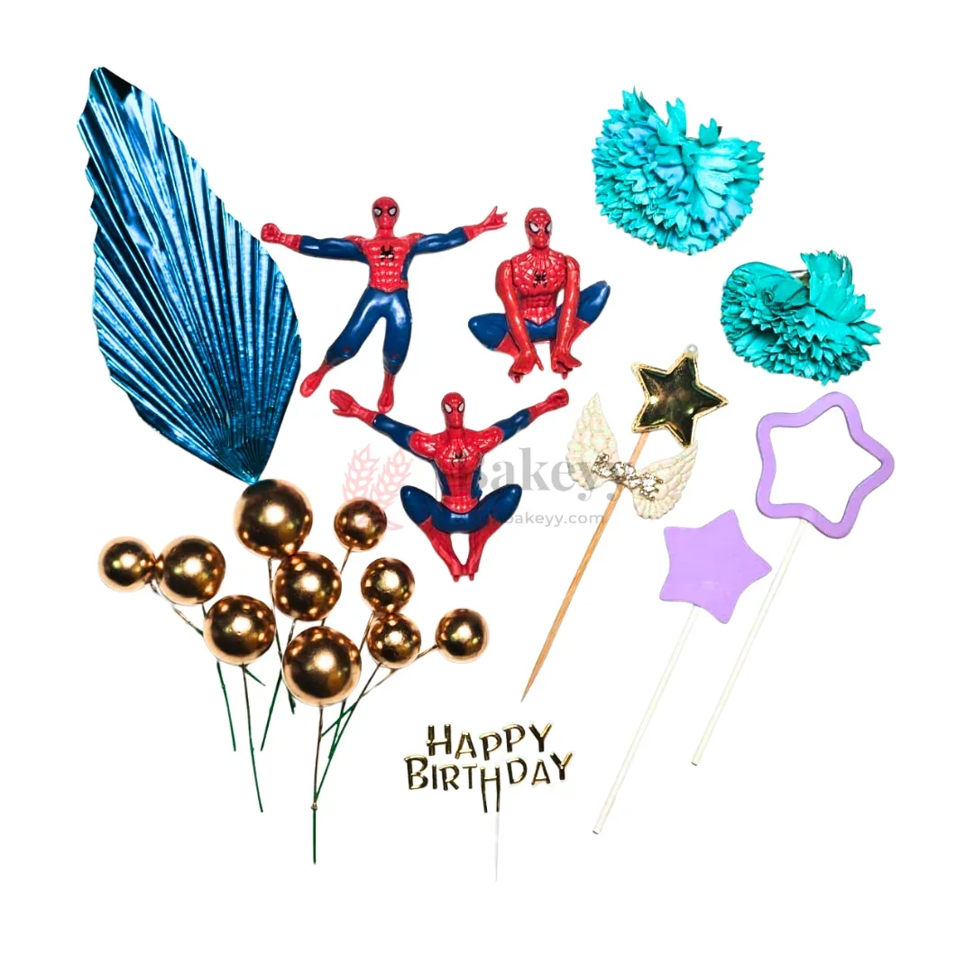 Cartoon Theme Cake Topper Combo Set | Birthday Cake Decoration Kit | Pack of 1 - Image 4