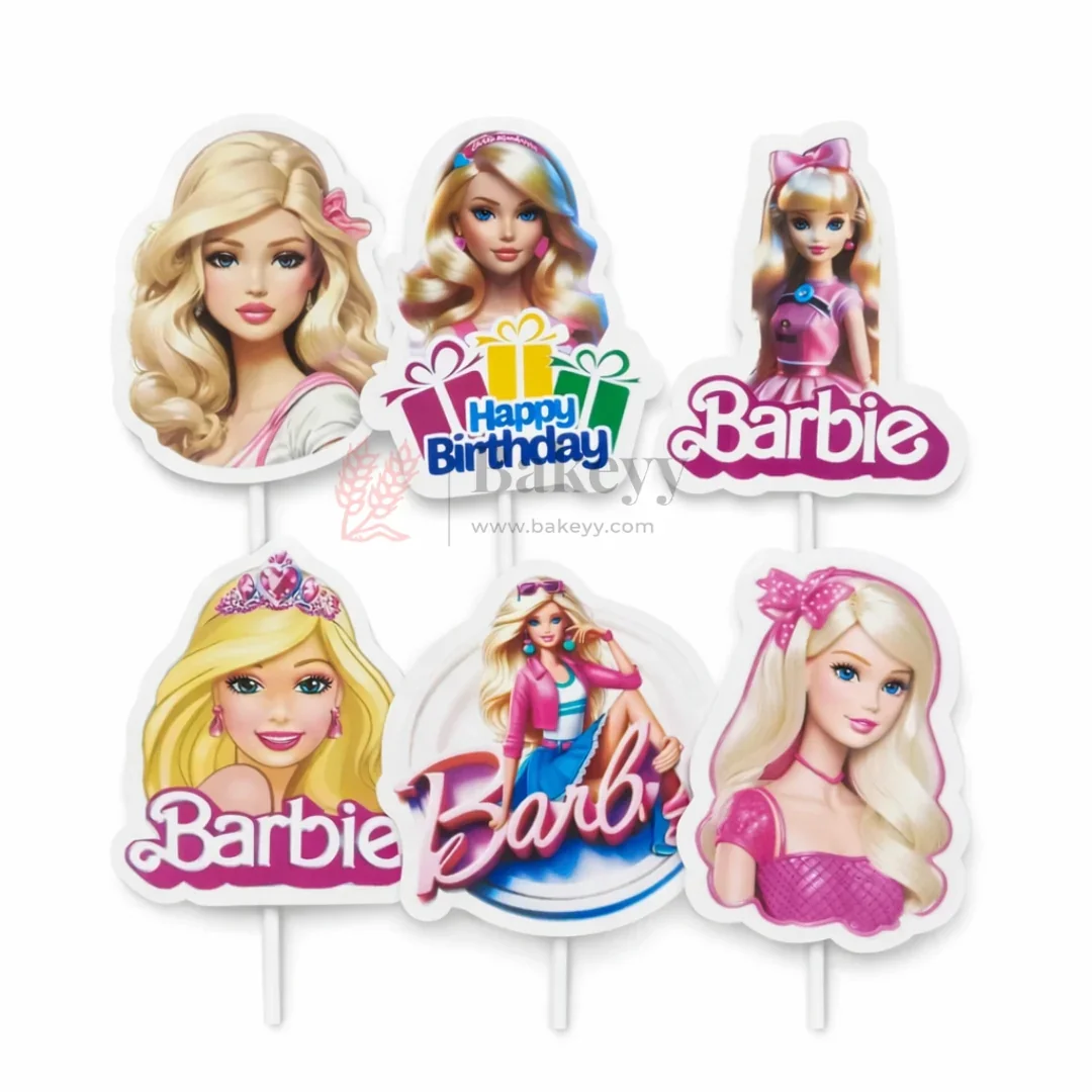 Kids Theme Cake Toppers | Fun Character Designs | Decorative Toppers for Cakes and Cupcakes | Pack of 6 - Image 10