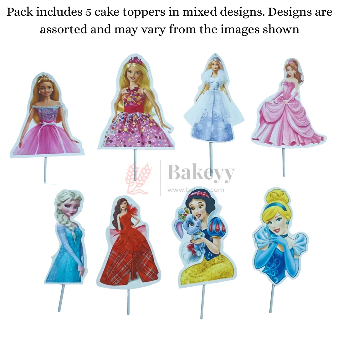 Kids Theme Cake Toppers | Fun Character Designs | Decorative Toppers for Cakes and Cupcakes | Pack of 6 - Image 14