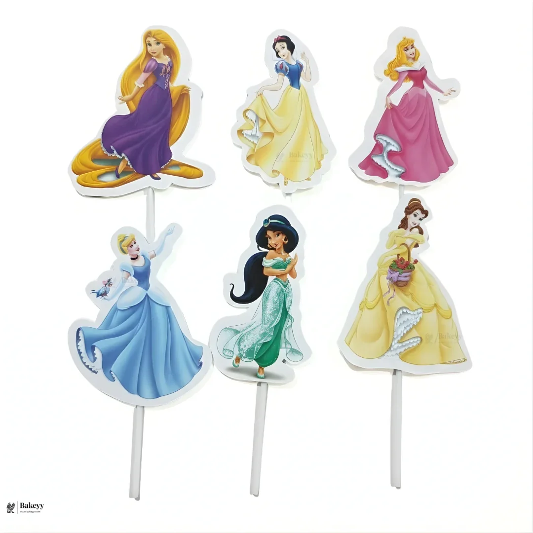 Kids Theme Cake Toppers | Fun Character Designs | Decorative Toppers for Cakes and Cupcakes | Pack of 6 - Image 5