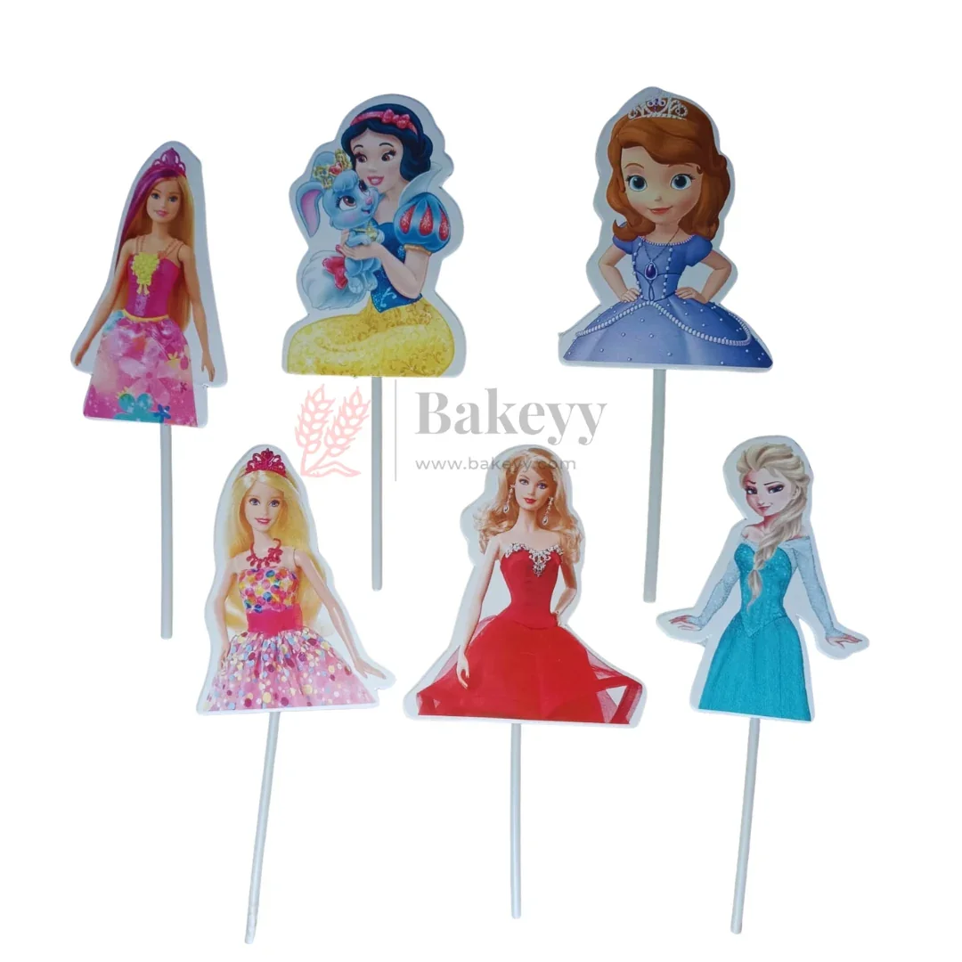 Kids Theme Cake Toppers | Fun Character Designs | Decorative Toppers for Cakes and Cupcakes | Pack of 6 - Image 6