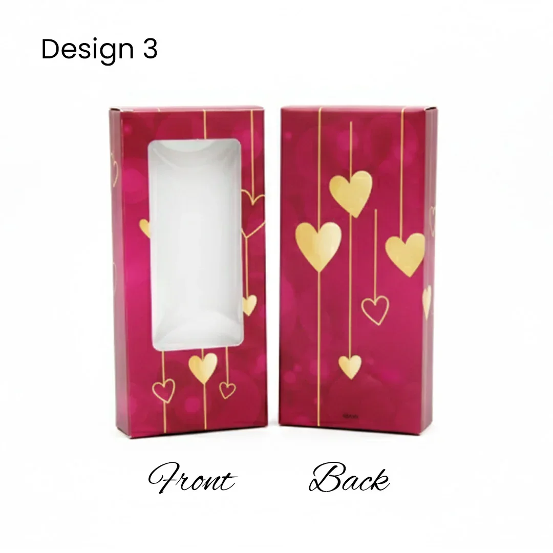 Chocolate Bar Box | Chocolate Bar Gift Box with Window | Chocolate Packaging Box | Pack Of 10 - Image 12