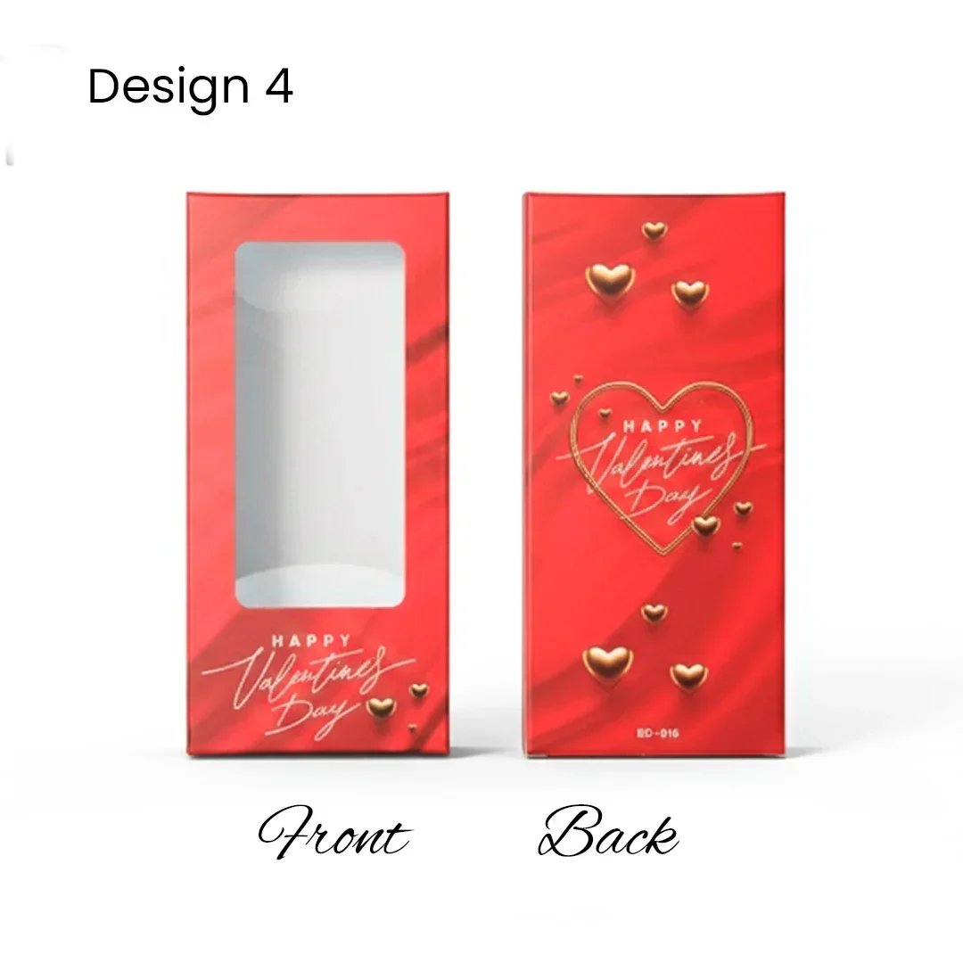 Chocolate Bar Box | Chocolate Bar Gift Box with Window | Chocolate Packaging Box | Pack Of 10 - Image 13