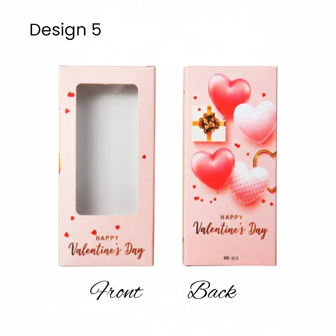 Chocolate Bar Box | Chocolate Bar Gift Box with Window | Chocolate Packaging Box | Pack Of 10 - Image 14