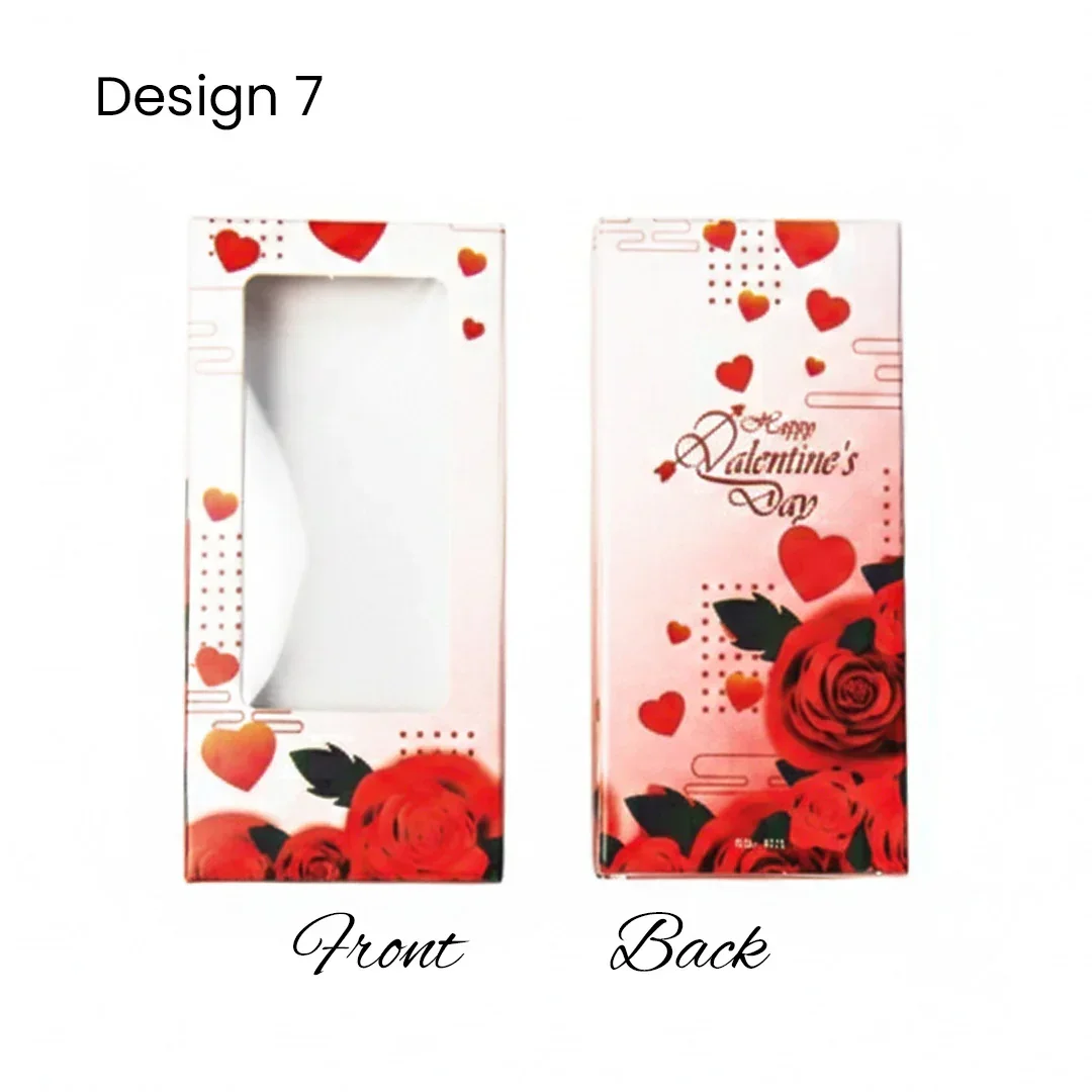 Chocolate Bar Box | Chocolate Bar Gift Box with Window | Chocolate Packaging Box | Pack Of 10 - Image 15