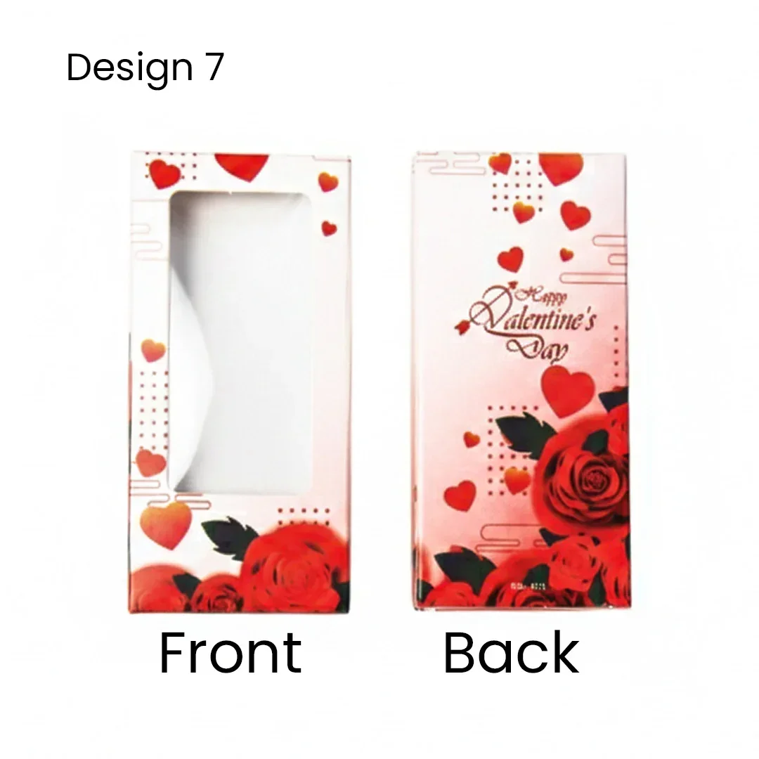 Chocolate Bar Box | Chocolate Bar Gift Box with Window | Chocolate Packaging Box | Pack Of 10 - Image 4