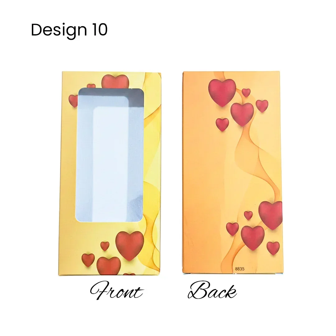 Chocolate Bar Box | Chocolate Bar Gift Box with Window | Chocolate Packaging Box | Pack Of 10 - Image 7