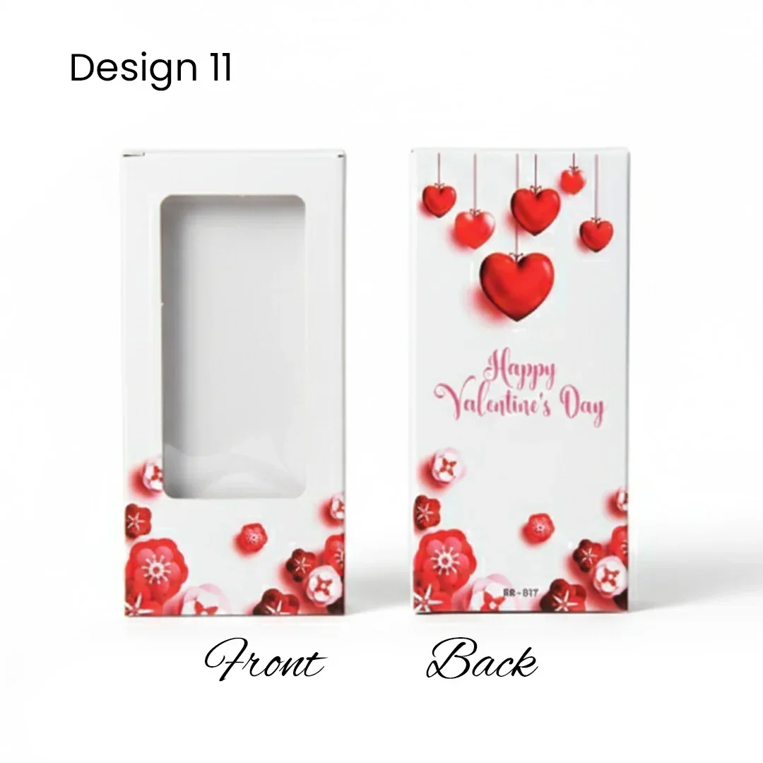 Chocolate Bar Box | Chocolate Bar Gift Box with Window | Chocolate Packaging Box | Pack Of 10 - Image 8