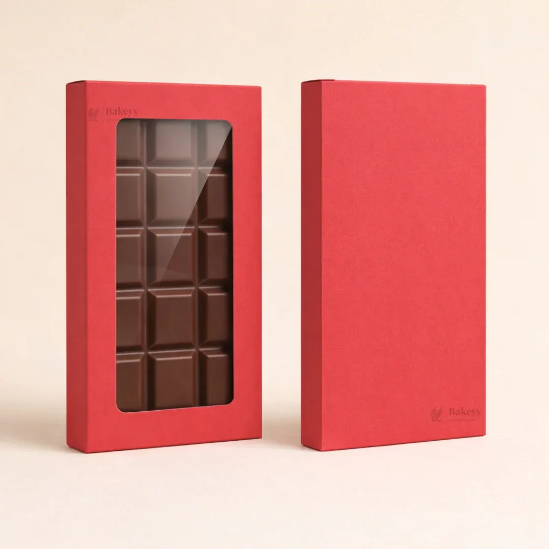 Chocolate Bar Packaging Box with Window | Premium Chocolate Gift Box | 3 Colors Available | Pack of 50 - Image 6