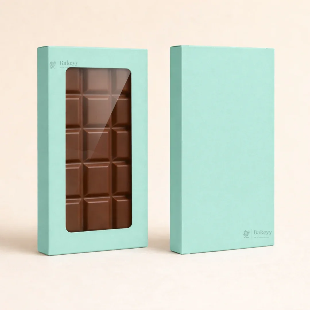 Chocolate Bar Packaging Box with Window | Premium Chocolate Gift Box | 3 Colors Available | Pack of 50 - Image 7