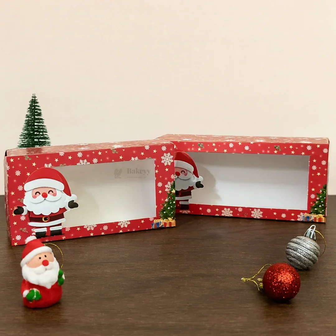 Christmas Bar Plum Cake Box | Festive Bar Plum Cake Packaging | Pack of 25 - Image 2