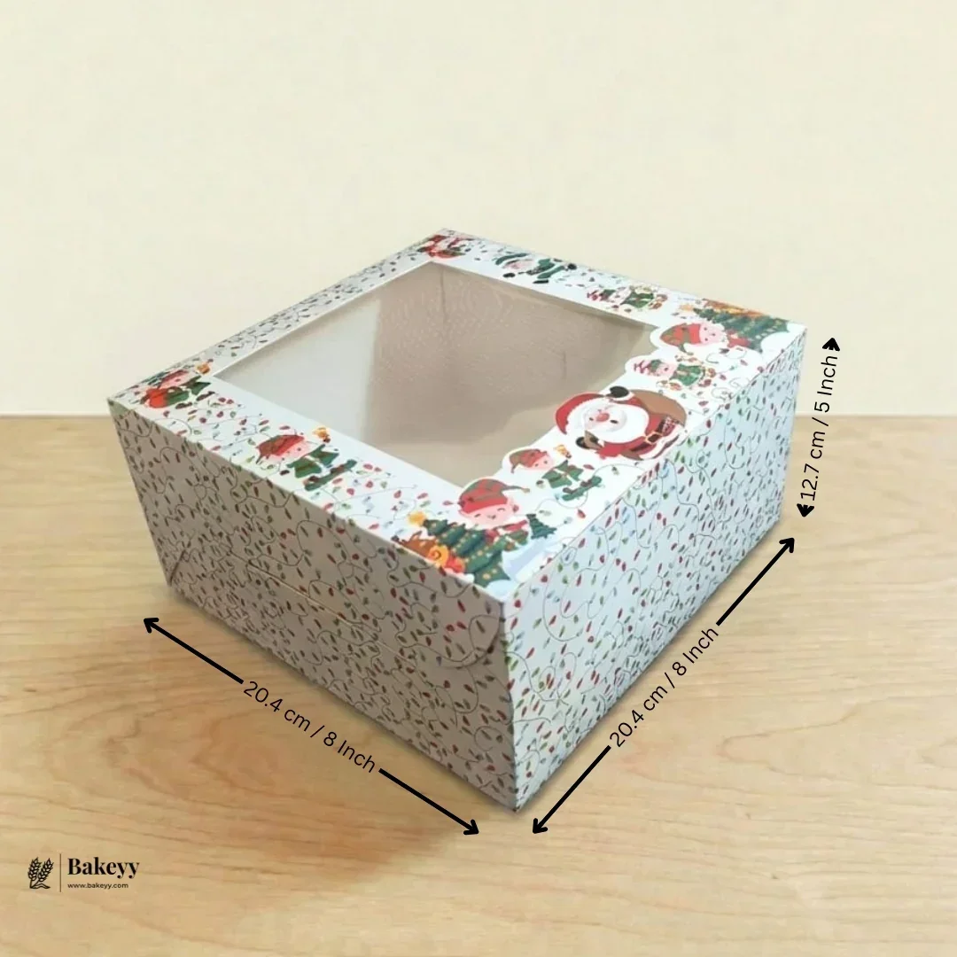 Christmas Cake Box | Perfect for Cake & Treats | Pack of 25 - Image 11