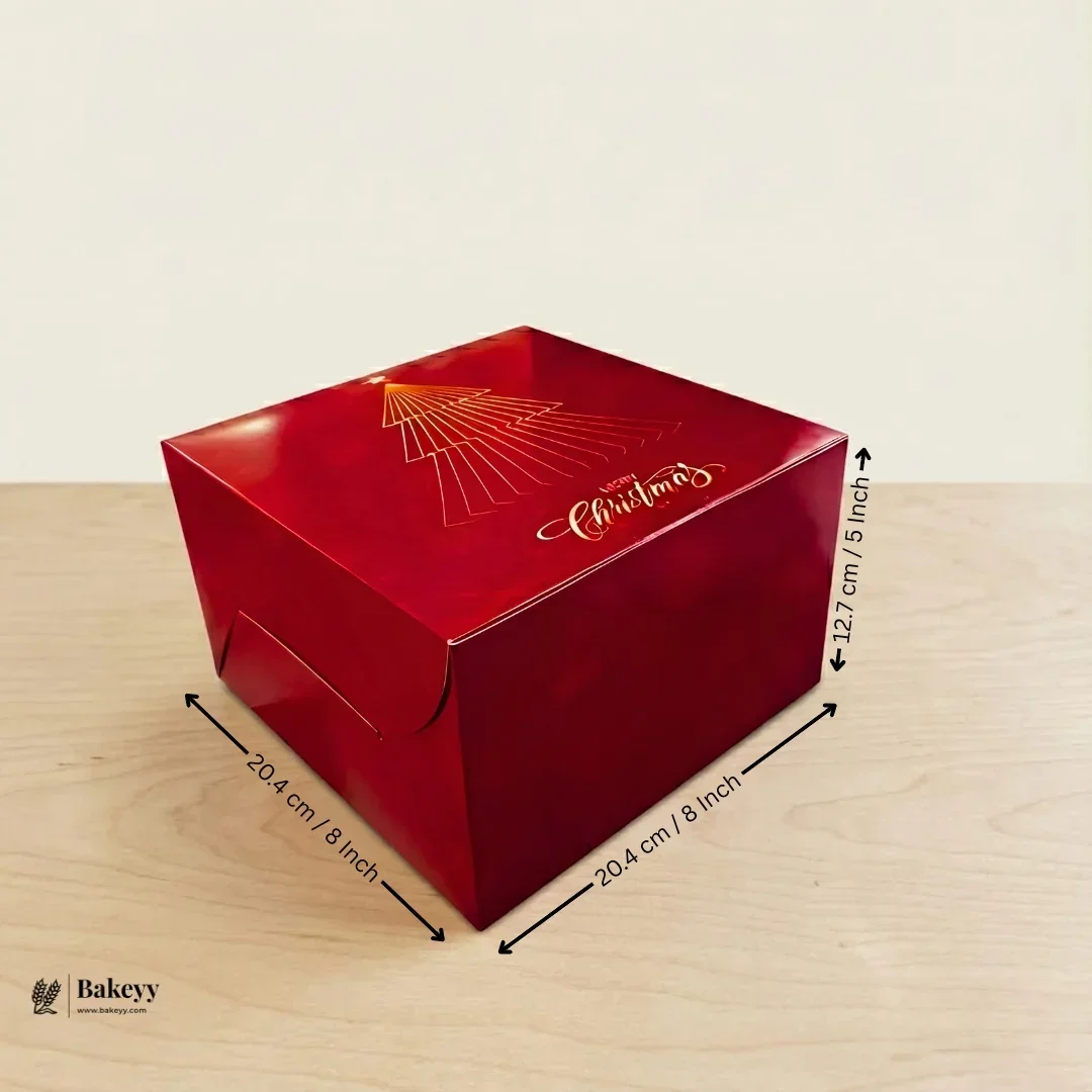 Christmas Cake Box | Perfect for Cake & Treats | Pack of 25 - Image 13