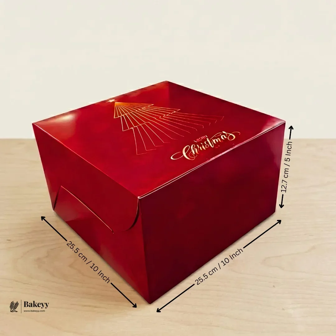 Christmas Cake Box | Perfect for Cake & Treats | Pack of 25 - Image 14