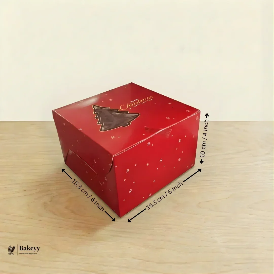 Christmas Cake Box | Perfect for Cake & Treats | Pack of 25 - Image 16