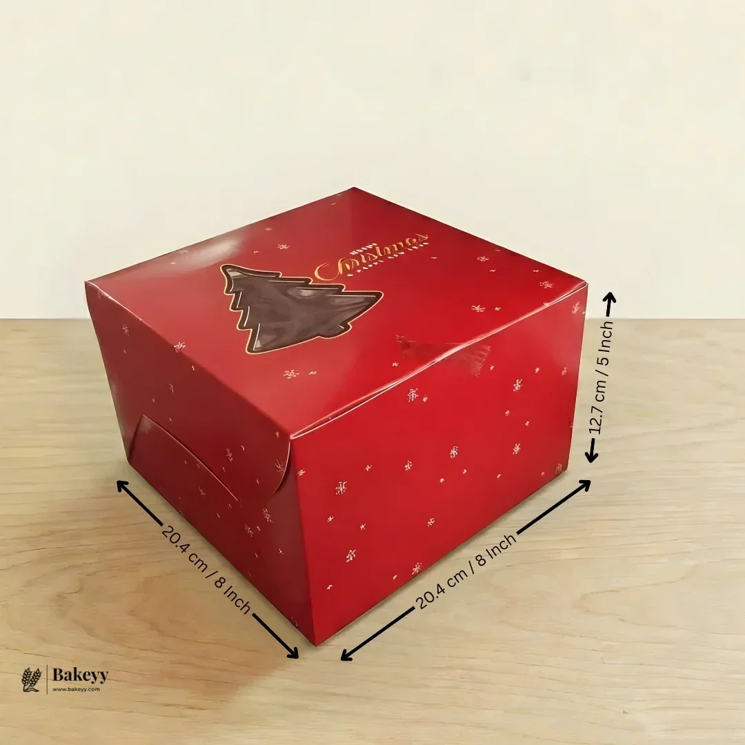 Christmas Cake Box | Perfect for Cake & Treats | Pack of 25 - Image 17