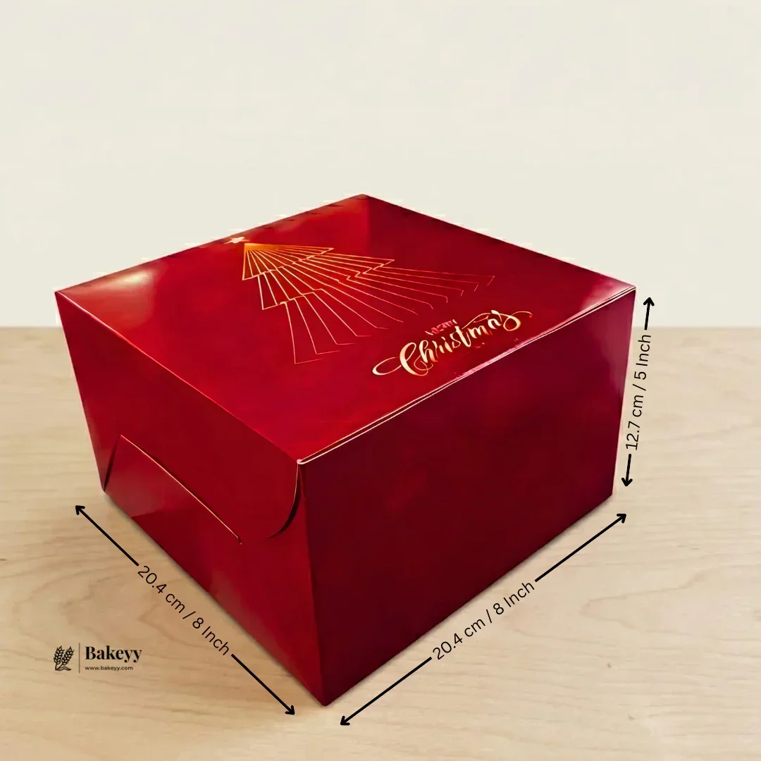 Christmas Cake Box | Perfect for Cake & Treats | Pack of 25 - Image 19