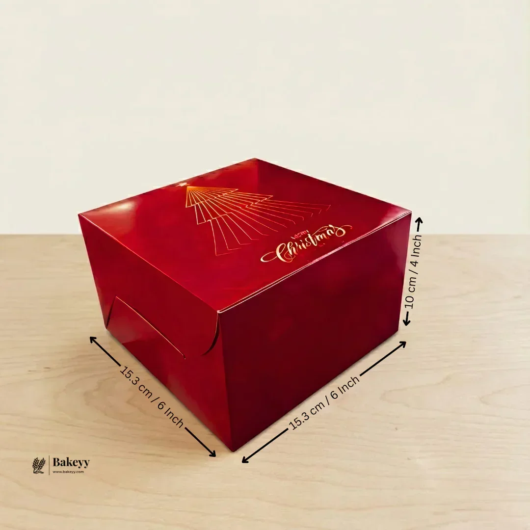 Christmas Cake Box | Perfect for Cake & Treats | Pack of 25 - Image 20