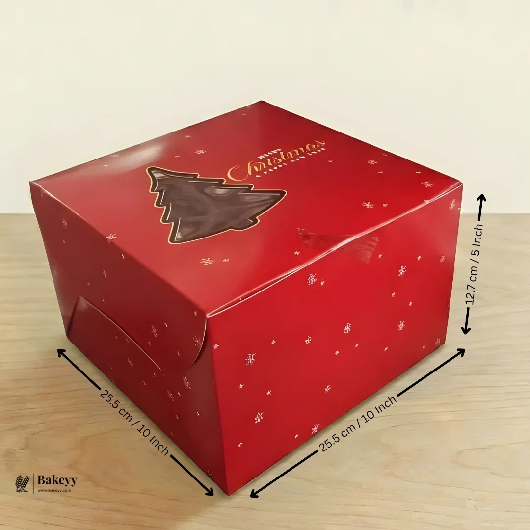 Christmas Cake Box | Perfect for Cake & Treats | Pack of 25 - Image 22