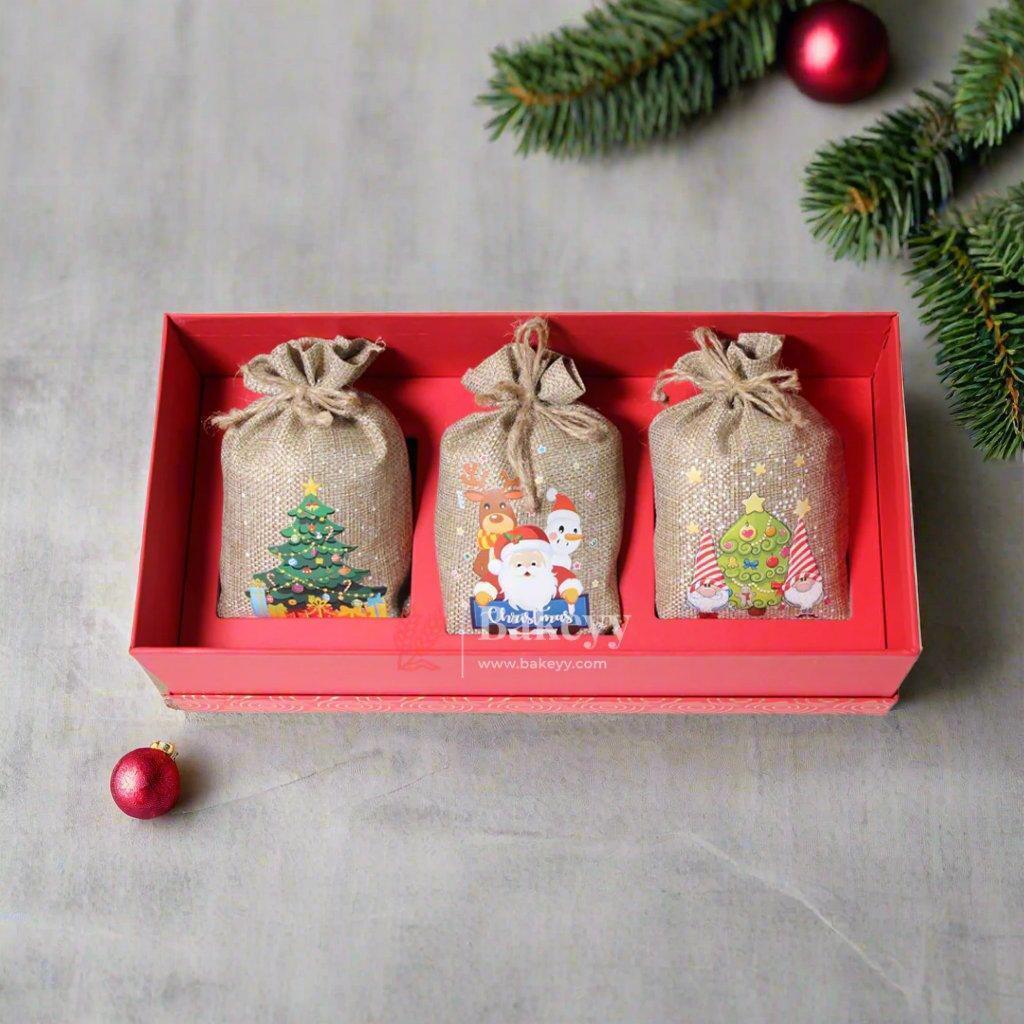 Christmas Hamper Box with Jute Bags | Perfect for Holiday Gifting| Storage and Decor - Image 7