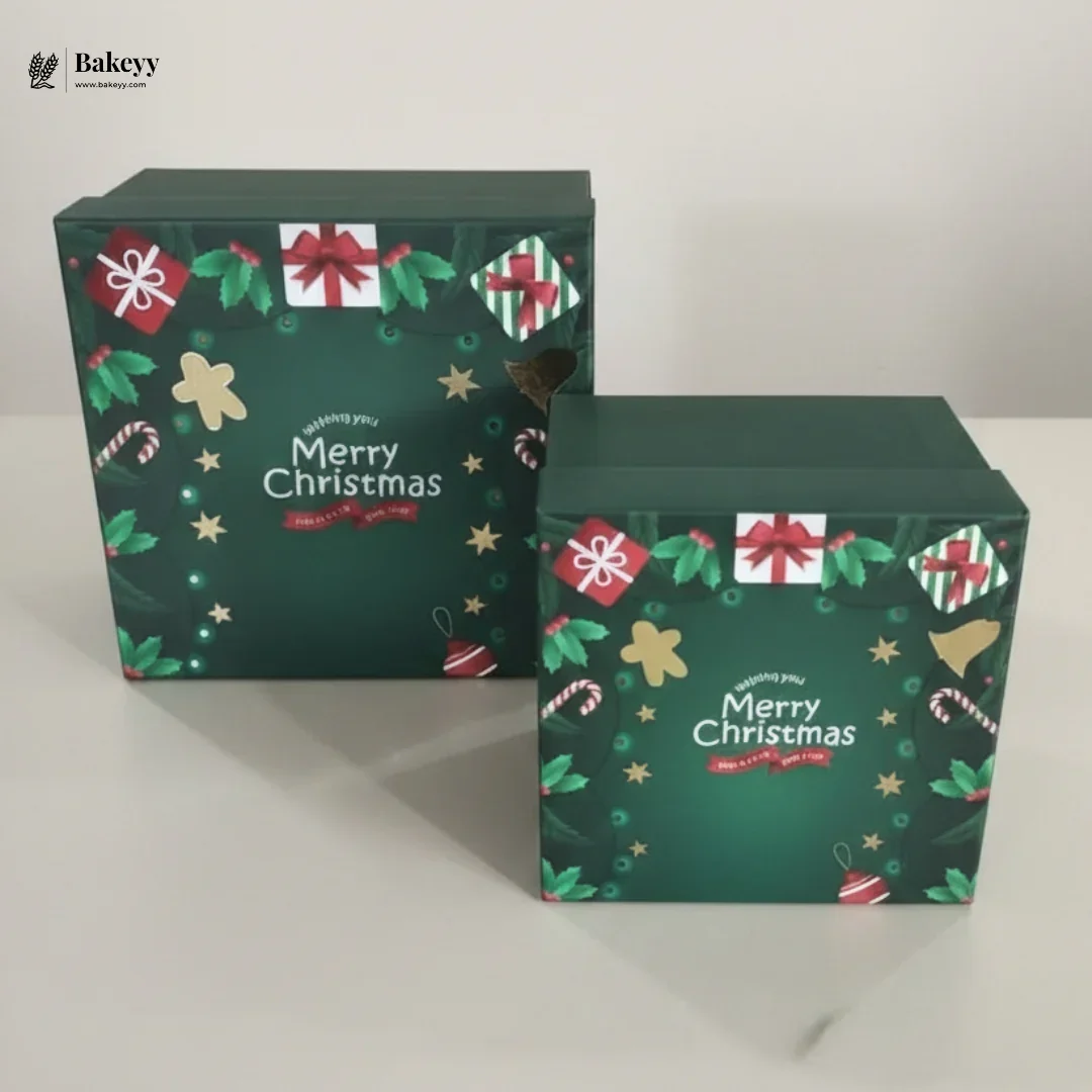 Christmas Print Rigid Hamper Boxes | Perfect for Christmas Gifting | 1 Piece - Image 3